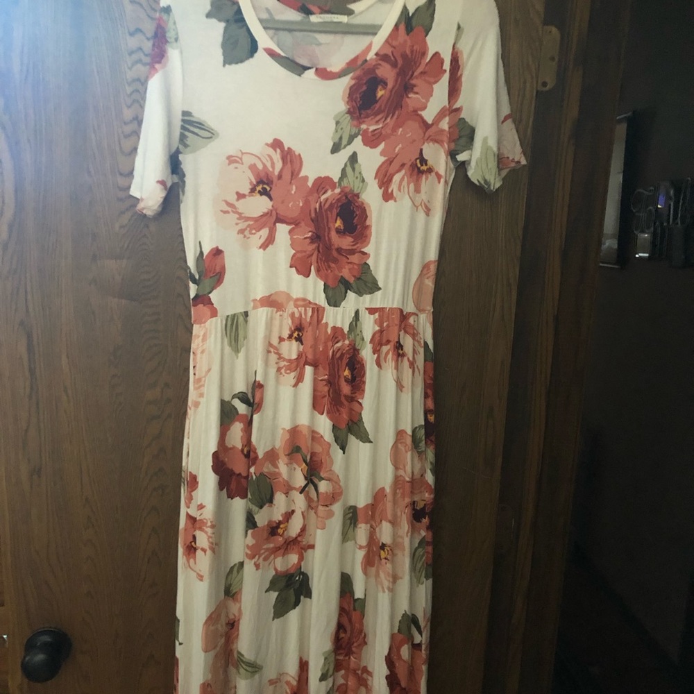 Floral Super Soft Midi Dress